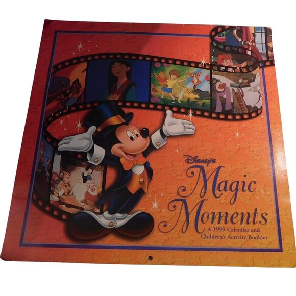 Disney's Magic Moments A 1999 Calendar and Children's Activity Booklet - Picture 1 of 6